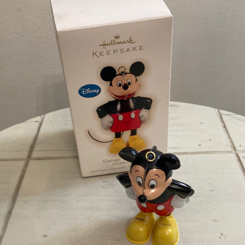 Hallmark Vintage Tin Mickey Mouse 2009 ornament